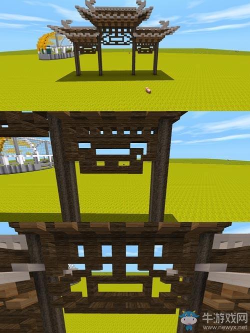《迷你世界》中国风牌楼建造教程
