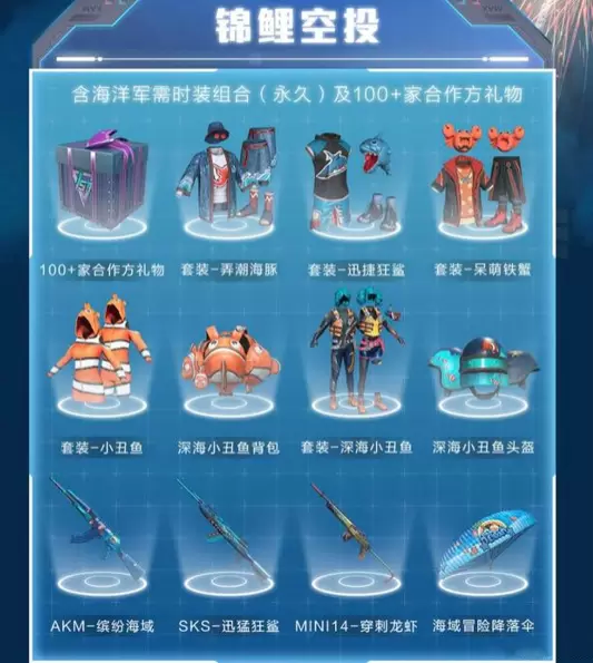和平精英召唤锦鲤空投活动奖励介绍 和平精英锦鲤空投怎么获得