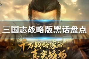 《三国志战略版》黑话盘点 游戏黑话一览