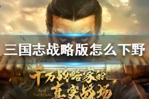 《三国志战略版》怎么下野 下野是什么意思
