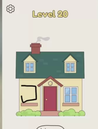 《绘制一个部分》第二十关通关攻略