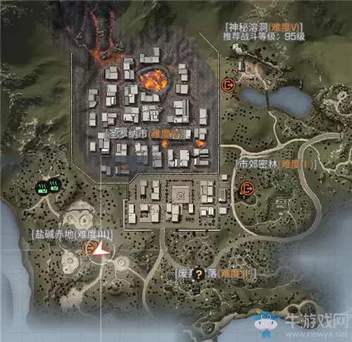 《明日之后》圣罗纳市地图介绍