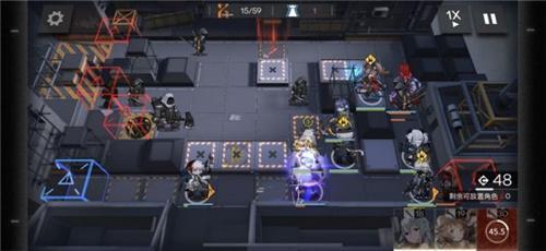 明日方舟黄铁行动59区废墟13级中练度队伍通关作业