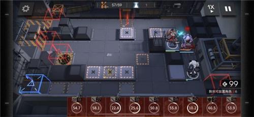 明日方舟黄铁行动59区废墟13级中练度队伍通关作业