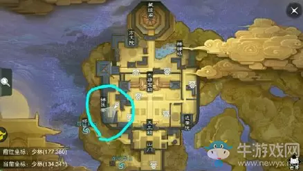 2020《一梦江湖》手游6月22日坐观万象打坐位置