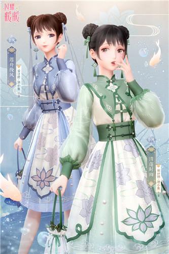 《闪耀暖暖》清莲时雨高清图鉴一览