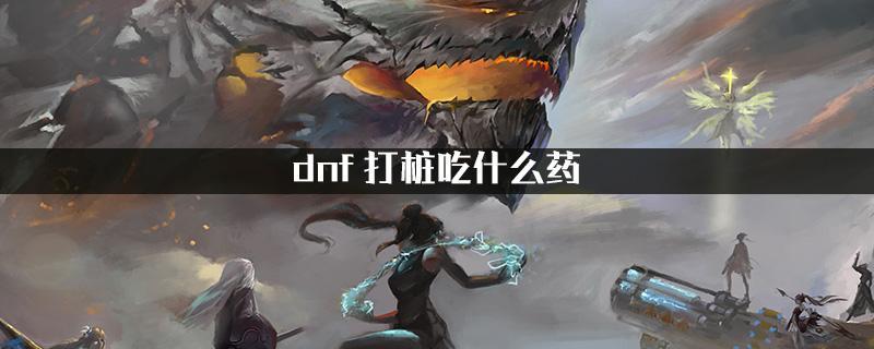 dnf打桩吃什么药 dnf打桩吃什么药