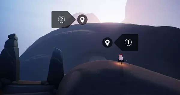 光遇晨岛光翼位置