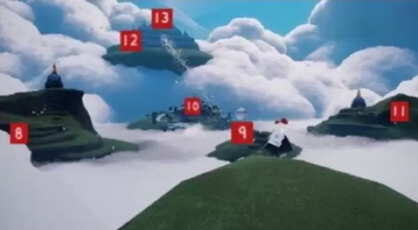 光遇云野光之翼位置