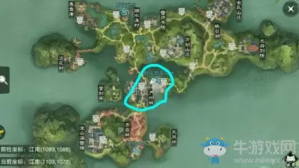 2020《一梦江湖》手游7月17日坐观万象打坐位置