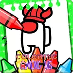 着色书本艺术Among Us Coloring