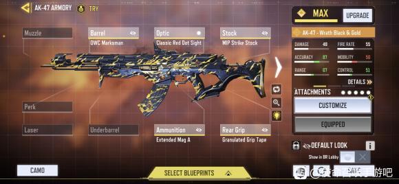 使命召唤手游使命战场吃鸡模式AK最强配件搭配攻略