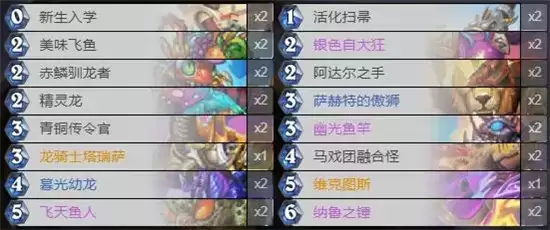 炉石传说暗月马戏团鱼龙骑卡组搭配方法一览 鱼龙骑卡组如何搭配