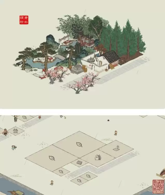 江南百景图寄情兰亭主题布局分享