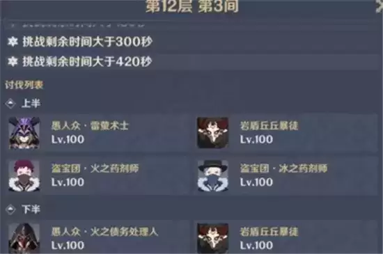 原神新版本合朔之刻12层打法指南 合朔之刻12层怎么打