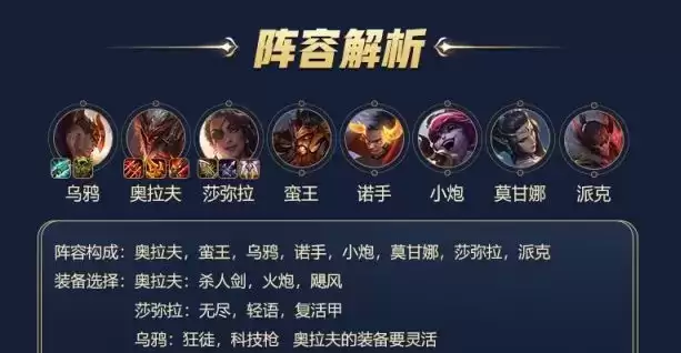 云顶之弈S4.5战神奥拉夫阵容推荐 最强奥拉夫运营思路