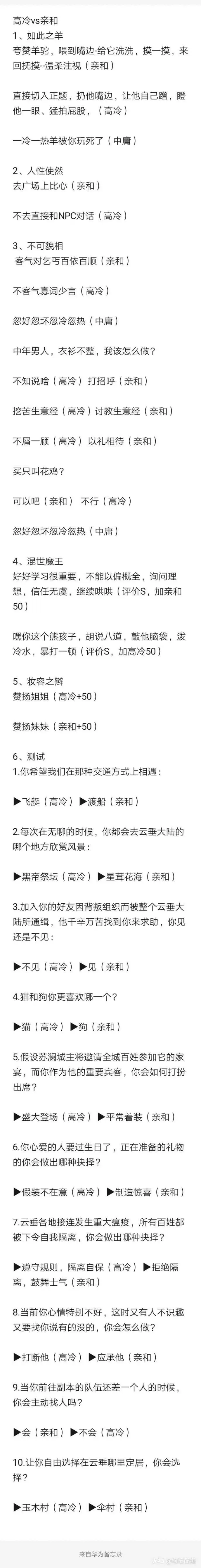天谕手游人格机缘任务攻略大全