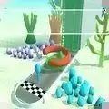 海滩赛跑者