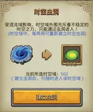 不思议迷宫时空域S02怎么进入