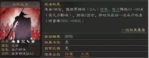 三国志战略版破阵坚摧用法解析及适用队伍推荐