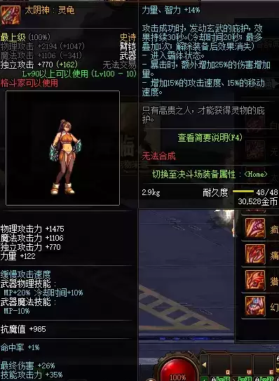 太阴神灵龟是谁的毕业武器