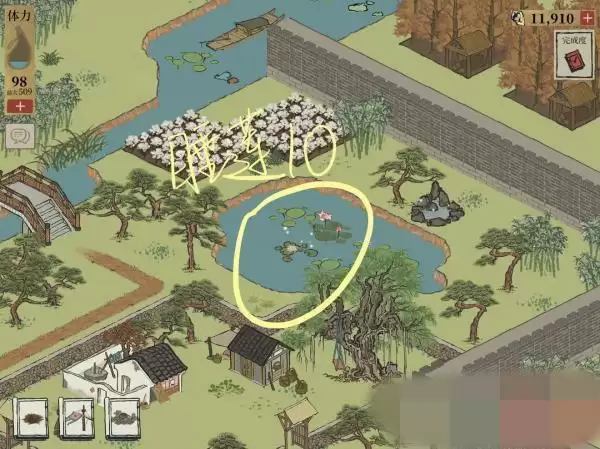 江南百景图睡莲在哪找?钱塘门睡莲位置大全图片11