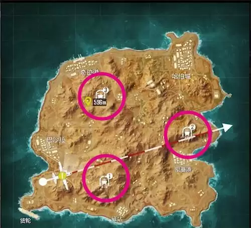 和平精英黄金岛矿机位置 和平精英黄金岛矿机在哪里