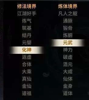 《一念逍遥》境界怎么划分