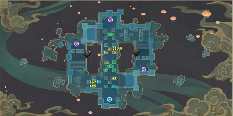 原神难度4三星参差争电光地图通关攻略