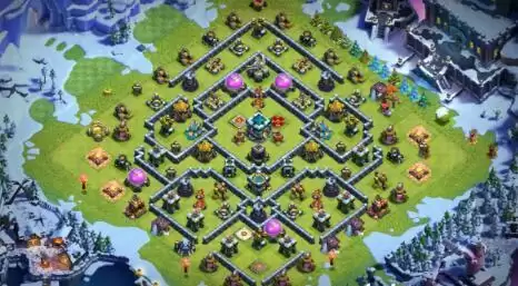 部落冲突13本部落战冲杯阵型推荐