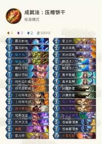 炉石传说暗月马戏团压缩饼干成就速刷卡组攻略