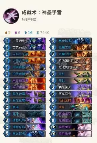 炉石传说暗月马戏团缺少物品神圣手雷成就达成攻略