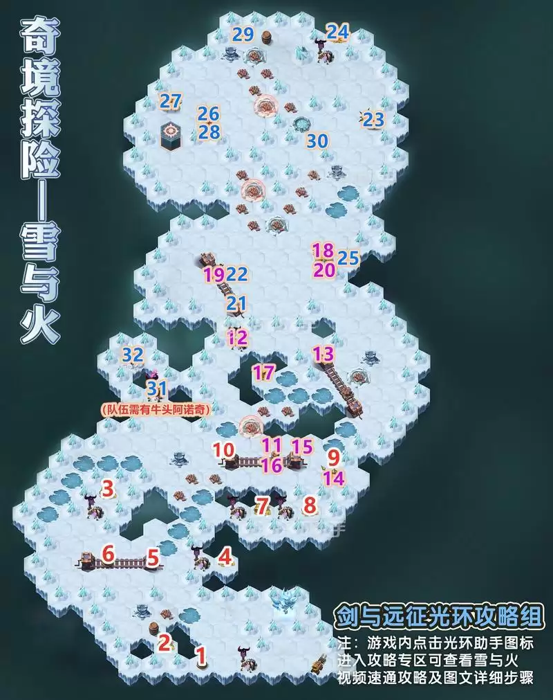 剑与远征雪与火详细通关 攻略
