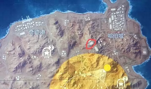 和平精英黄金岛写名字的墙在哪?黄金岛写名字的墙位置一览图片2