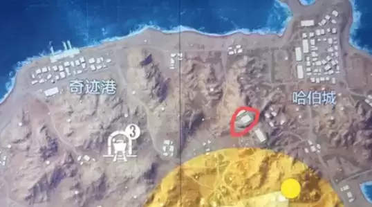 《和平精英》黄金岛写名字的墙位置介绍