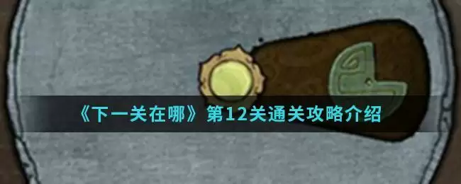 《下一关在哪》第12关通关攻略介绍