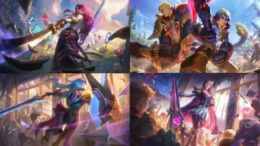 英雄联盟LOL战斗学院封魔剑魂永恩皮肤外观一览