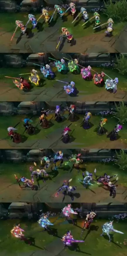 英雄联盟LOL战斗学院钢铁烈阳蕾欧娜及至臻皮肤外观一览