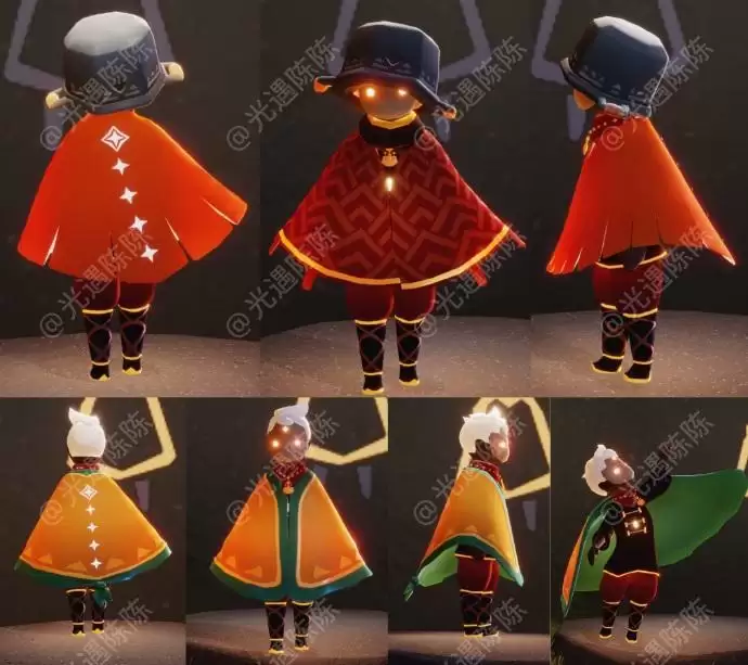 光遇重组季发型斗篷面具等物品展示一览