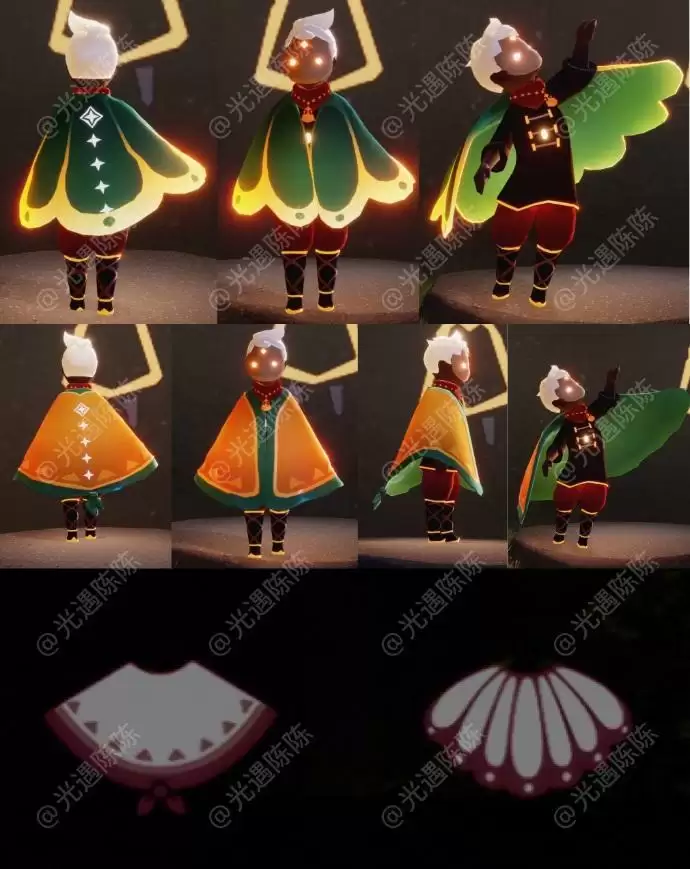 光遇重组季发型斗篷面具等物品展示一览