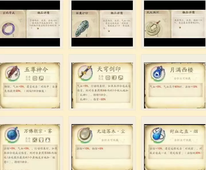 《天地劫:幽城再临》饰品属性介绍