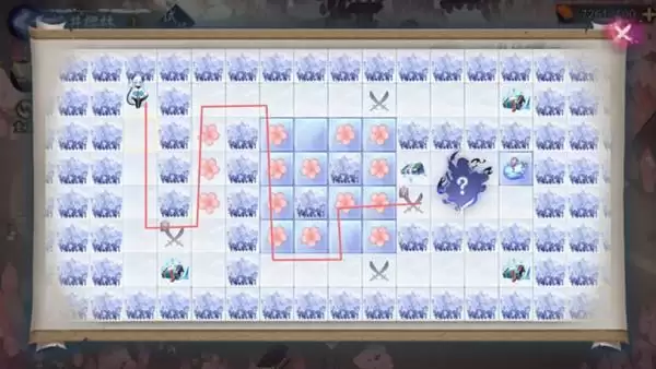 阴阳师染井樱林25步通关路线攻略