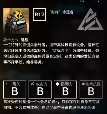 《明日方舟》红标渗透者技能介绍