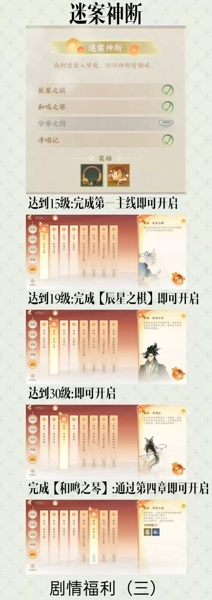 忘川风华录剧情福利解锁获取攻略大全