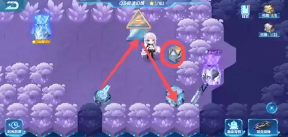 QQ飞车手游S21极速幻境第一章回忆之森通关路线图文攻略