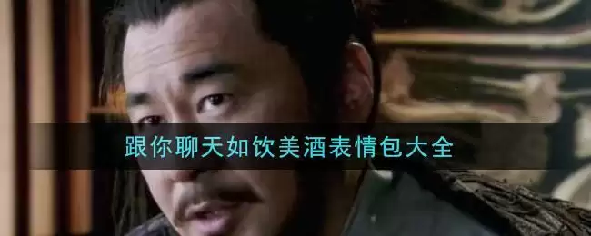 跟你聊天如饮美酒表情包大全