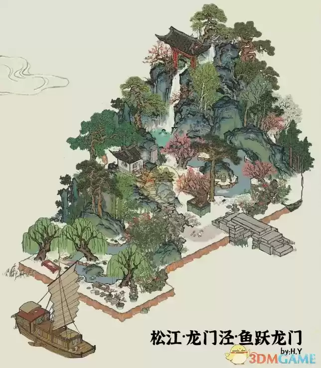 《江南百景图》鱼跃龙门布局攻略