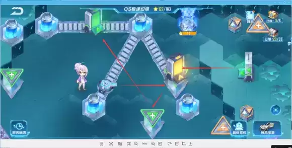 QQ飞车极速幻境s21第三章图文通关攻略