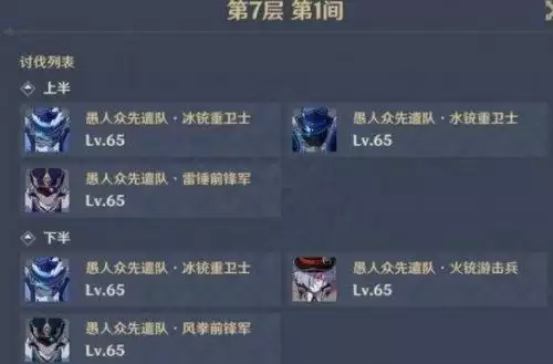 原神深渊七层阵容攻略