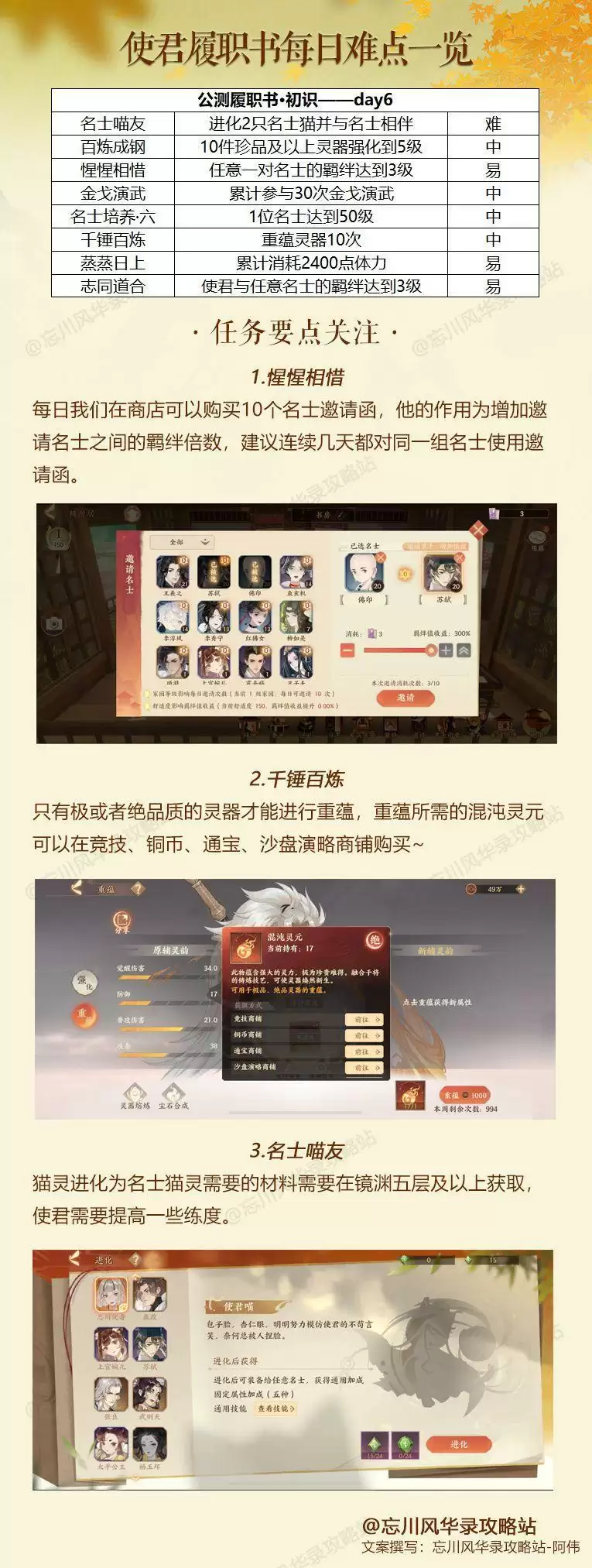 忘川风华录使君履职书攻略 新活动玩法指南